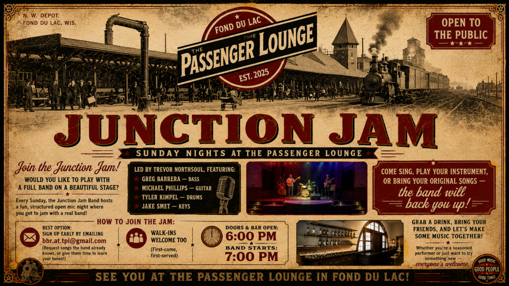 Junction Jam (Open Jam) - The Passenger Lounge